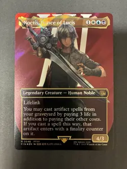 Noctis, Prince of Lucis (Borderless) (Surge Foil) Final Fantasy Foil - Image 1