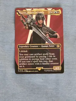 Noctis, Prince of Lucis (Borderless) (Surge Foil) Final Fantasy Foil - Image 2