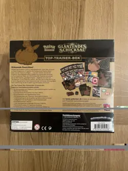 Pokemon Glanzendes Schicksal Top Trainer Box Deutsch Sealed NEU OVP - Image 3