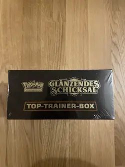 Pokemon Glanzendes Schicksal Top Trainer Box Deutsch Sealed NEU OVP - Image 4