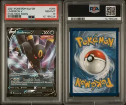 2021 Pokemon SWSH Evolving Skies Umbreon V 094/203 PSA 10 Gem Mint - Image 1