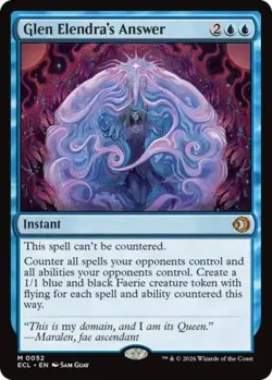 ~ Glen Elendra's Answer ~ NM ~ Lorwyn Eclipsed ~ MTG ~ - Image 1