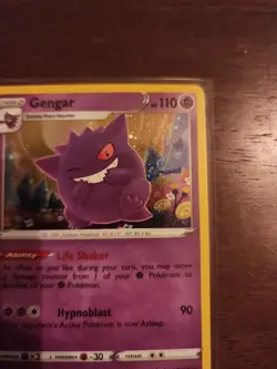 Gengar SWSH052 Holo Promo Card Sword & Shield Near Mint Condition - Image 3
