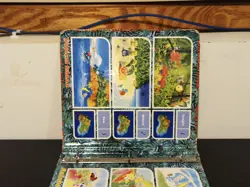 Pokemon SOUTHERN ISLANDS English BINDER ONLY *NO CARDS* 2001 Poor Condition - Image 4