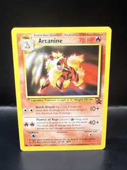 Pokemon Card - Arcanine WoTC Black Star Promo 6 Non Holo N - Image 1