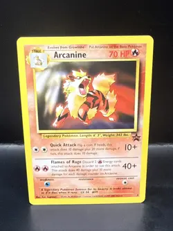 Pokemon Card - Arcanine WoTC Black Star Promo 6 Non Holo N - Image 2