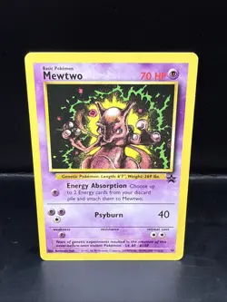 Pokemon Card - Mewtwo WoTC Black Star Promo 14 Non-Holo - Image 1