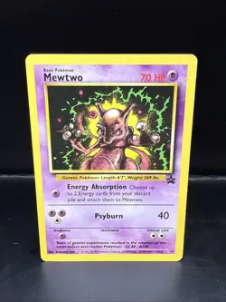 Pokemon Card - Mewtwo WoTC Black Star Promo 14 Non-Holo - Image 2