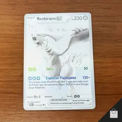 Reshiram EX 173/086 Sv: White Flare Pokemon Rare Brazilian Pack Fresh Card NM+ - Image 1