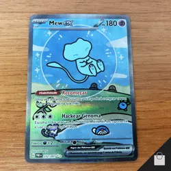 Mew EX 232/091 Bubble Pokemon Sv Paldean Fates TCG Rare Brazilian Holo Card NM - Image 1