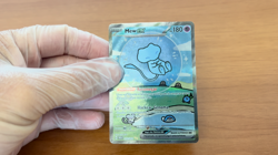 Mew EX 232/091 Bubble Pokemon Sv Paldean Fates TCG Rare Brazilian Holo Card NM - Image 2