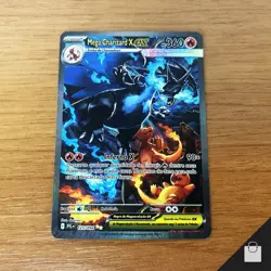 Mega Charizard X EX 125/094 Phantasmal Flames Pokemon Brazil Pack Fresh Card NM+ - Image 1