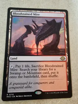 Bloodstained Mire - #216 Regular - Modern Horizons 3 - Mtg - Image 1