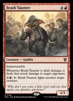 1x Brash Taunter - NM - Murders at Karlov Manor Commander SPARROW MAGIC - Image 1