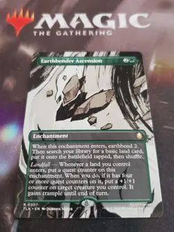 Mtg. Earthbender Ascension. Borderless. Avatar The Last Airbender. Pack Fresh - Image 1