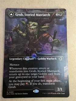 Grub, Storied Matriarch - Foil (Borderless) Lorwyn Eclipsed - Mtg - Image 1