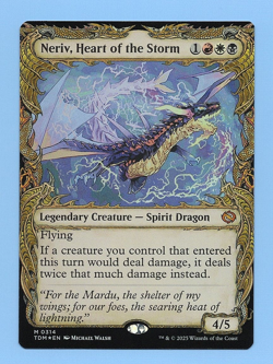 Neriv, Heart of the Storm (Showcase) Tarkir: Dragonstorm Foil - Image 1