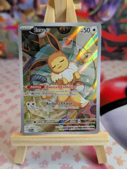 POKEMON TCG - EEVEE - SVP 173 BLACK STAR PROMO FULL ART - NM - Image 1