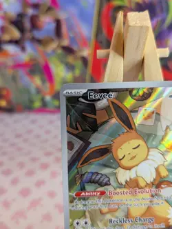 POKEMON TCG - EEVEE - SVP 173 BLACK STAR PROMO FULL ART - NM - Image 2