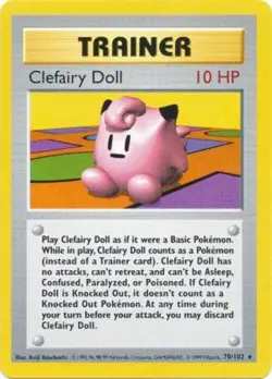 Clefairy Doll (70/102) [Base Set Shadowless Unlimited] - Image 1