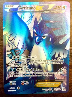 Pokemon Plasma Storm Articuno EX (Team Plasma) Full Art Blue Holo #132/135 LP - Image 1