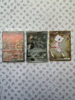Pokemon TCG 151 UPC Promo Set Mew 053, Mewtwo 052, Metal Mew 205 - Image 1