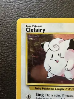 Pokemon TCG Clefairy Base Set 5/102 Holo Unlimited Holo - Image 3