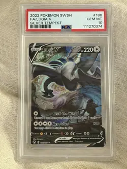 2022 Pokemon SWSH Lucia v Silver Tempest PSA 10 #186/196 - Image 1