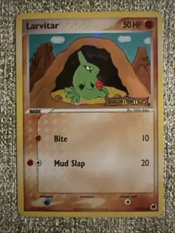 Larvitar 51/101 🔥Stamped🔥 Reverse Holo - EX Dragon Frontiers - Pokemon TCG NM - Image 1