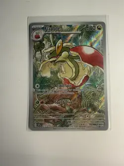 Pokemon TCG Flapple 210/191 Surging Sparks Holo Illustration Rare Full Art NM - Image 1