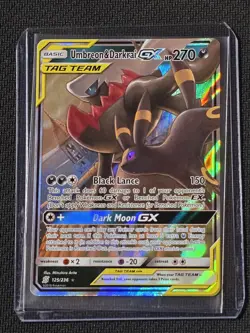 Pokemon TCG Umbreon & Darkrai Tag Team GX Unified Minds 125/236 - Image 1