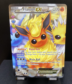 Flareon EX Full Art RC28/RC32 Generations Holo Ultra Rare Pokemon TCG Radiant - Image 1