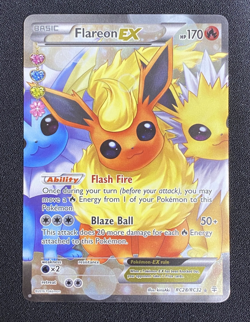 Flareon EX Full Art RC28/RC32 Generations Holo Ultra Rare Pokemon TCG Radiant - Image 3