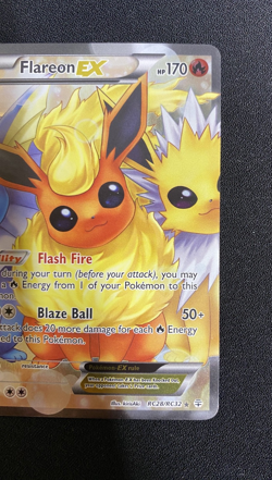 Flareon EX Full Art RC28/RC32 Generations Holo Ultra Rare Pokemon TCG Radiant - Image 5