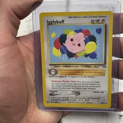 Pokemon Igglybuff Unlimited Neo Discovery 40/75 Uncommon Vintage Pokemon Vtg LP - Image 1