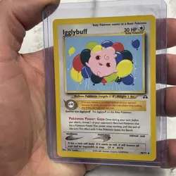 Pokemon Igglybuff Unlimited Neo Discovery 40/75 Uncommon Vintage Pokemon Vtg LP - Image 2