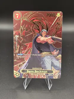 Benn. Beckman (SP OP13) OP09-009 Carrying On His Will English One Piece TCG - Image 1