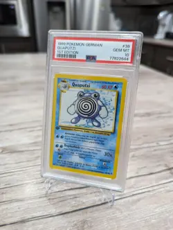 PSA 10 Pokemon German Deutsch 1st Edition Base Quaputzi Poliwhirl #38 - Image 2