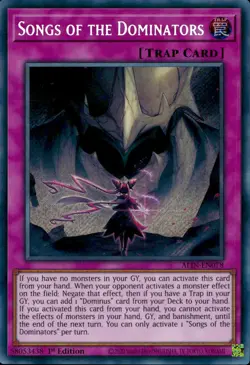 Yugioh Songs of the Dominators ALIN-EN078 Secret Rare 1st Edition - Image 5