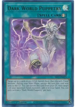 Yugioh - Dark World Puppetry (Ultra Rare) (1st Edition) - SR13-EN025 NM - Image 1