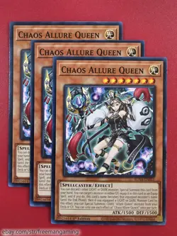 Yugioh Allure Queen Deck Core Set 21 card MZTM Golden Chaos Palace LV3 LV5 LV7 - Image 3
