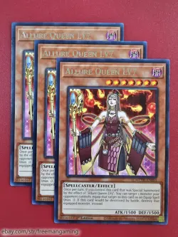 Yugioh Allure Queen Deck Core Set 21 card MZTM Golden Chaos Palace LV3 LV5 LV7 - Image 4