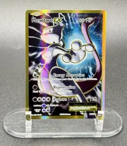 Mewtwo EX (Full Art) 103/108 UR Pokemon XY Evolutions 2016 Ultra Rare Holo NM - Image 2