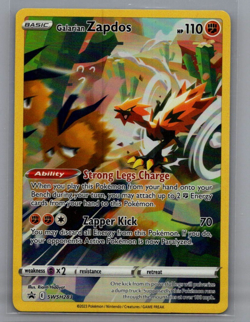 Galarian Zapdos SWSH283 Pokemon TCG Sword & Shield Promo Ultra Rare Holo Card NM - Image 1
