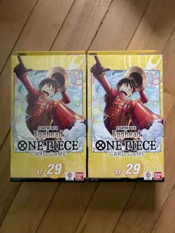 Lot Of 2 Box One Piece Egghead ENGLISH Starter Deck ST-29 SEALED NEW Ships Now - Image 1