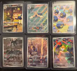 Pokemon White Flare Lot Of 6 Illustration Rare Cards - Image 1