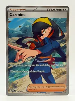 2024 Near Mint Pokemon Carmine UR 204/167 Sv06 Twilight Masquerade NM Ultra Rare - Image 1