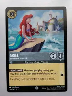 Disney Lorcana TCG - Fabled: Ariel (196/204) - Common - Near Mint - Image 1
