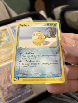 Pokemon TCG Psyduck Non-Holo Card 44/95 Team Magma vs Team Aqua LP NM 96 - Image 1