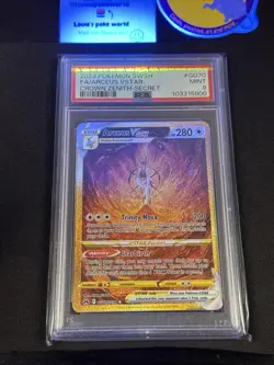PSA 9 - Arceus VSTAR GG70/GG70 Crown Zenith Secret Rare Gold Card Pokemon TCG - Image 4